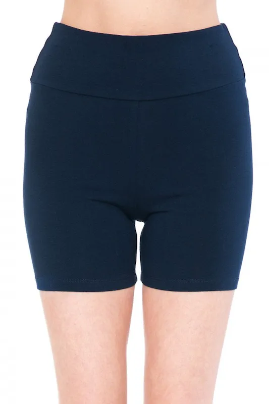 High Waist Knit Bike Short