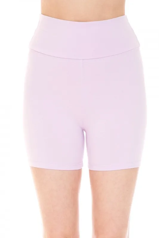 High Waist Knit Bike Short