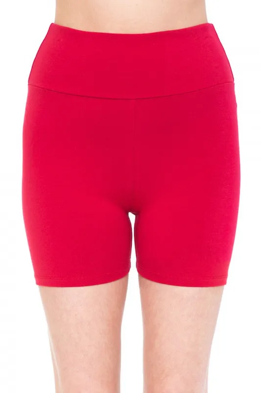 High Waist Knit Bike Short