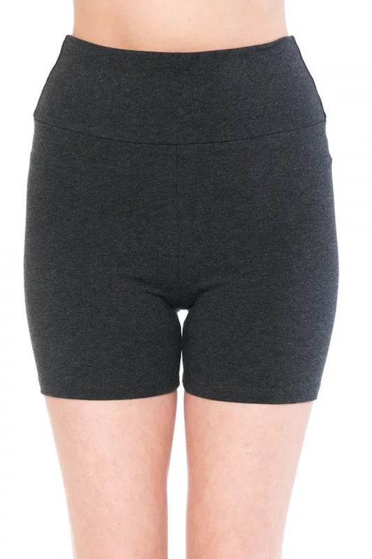 High Waist Knit Bike Short