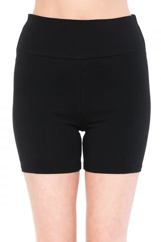 High Waist Knit Bike Short