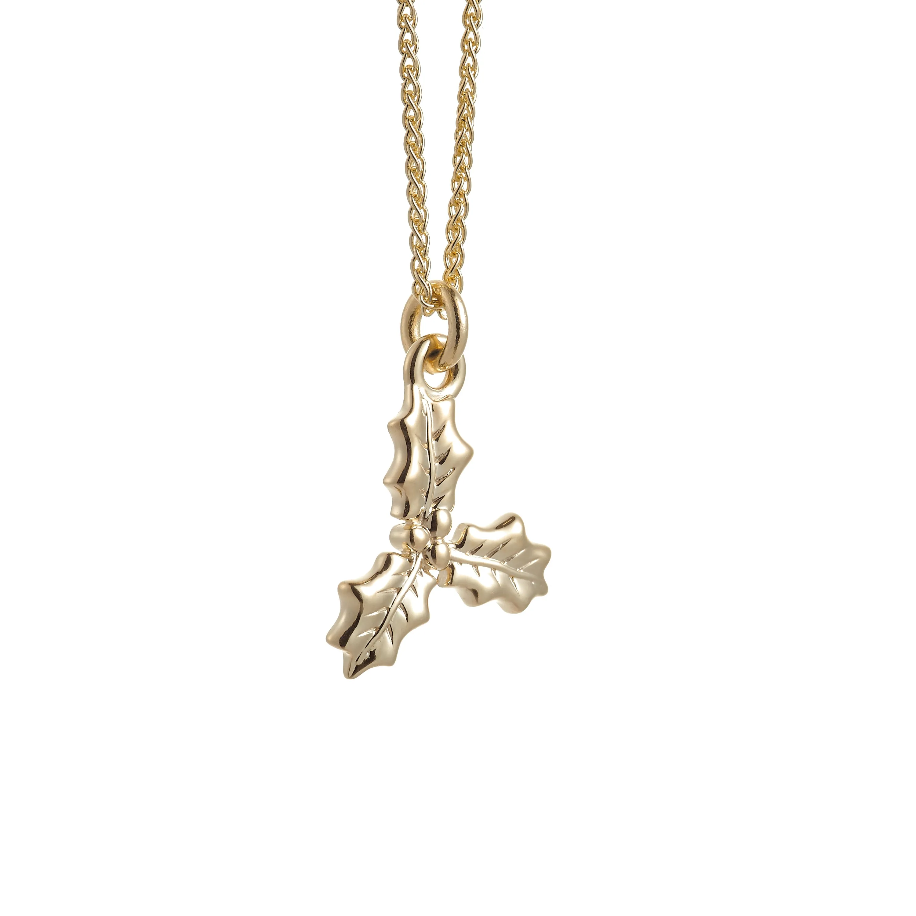 Holly Solid Gold Necklace