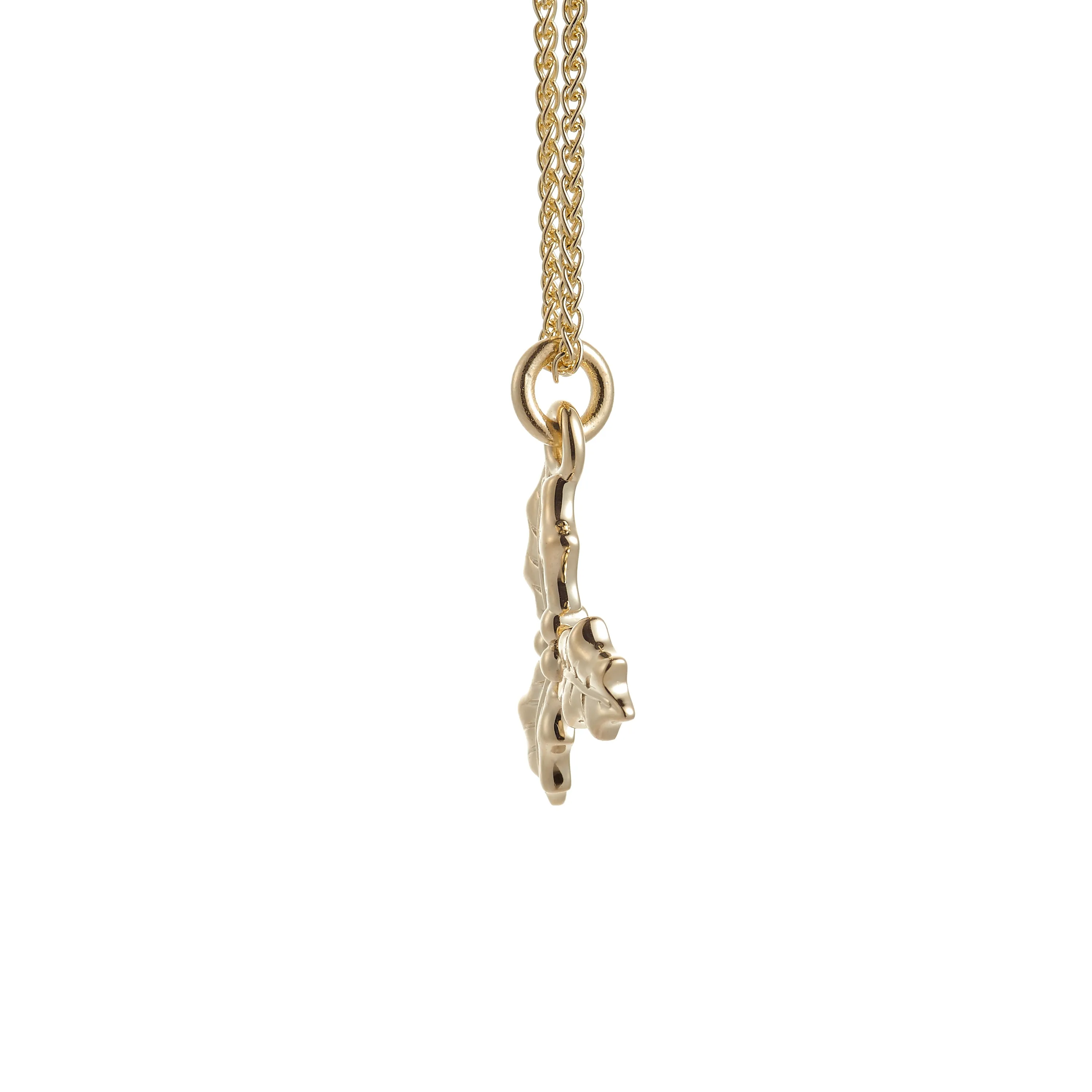 Holly Solid Gold Necklace