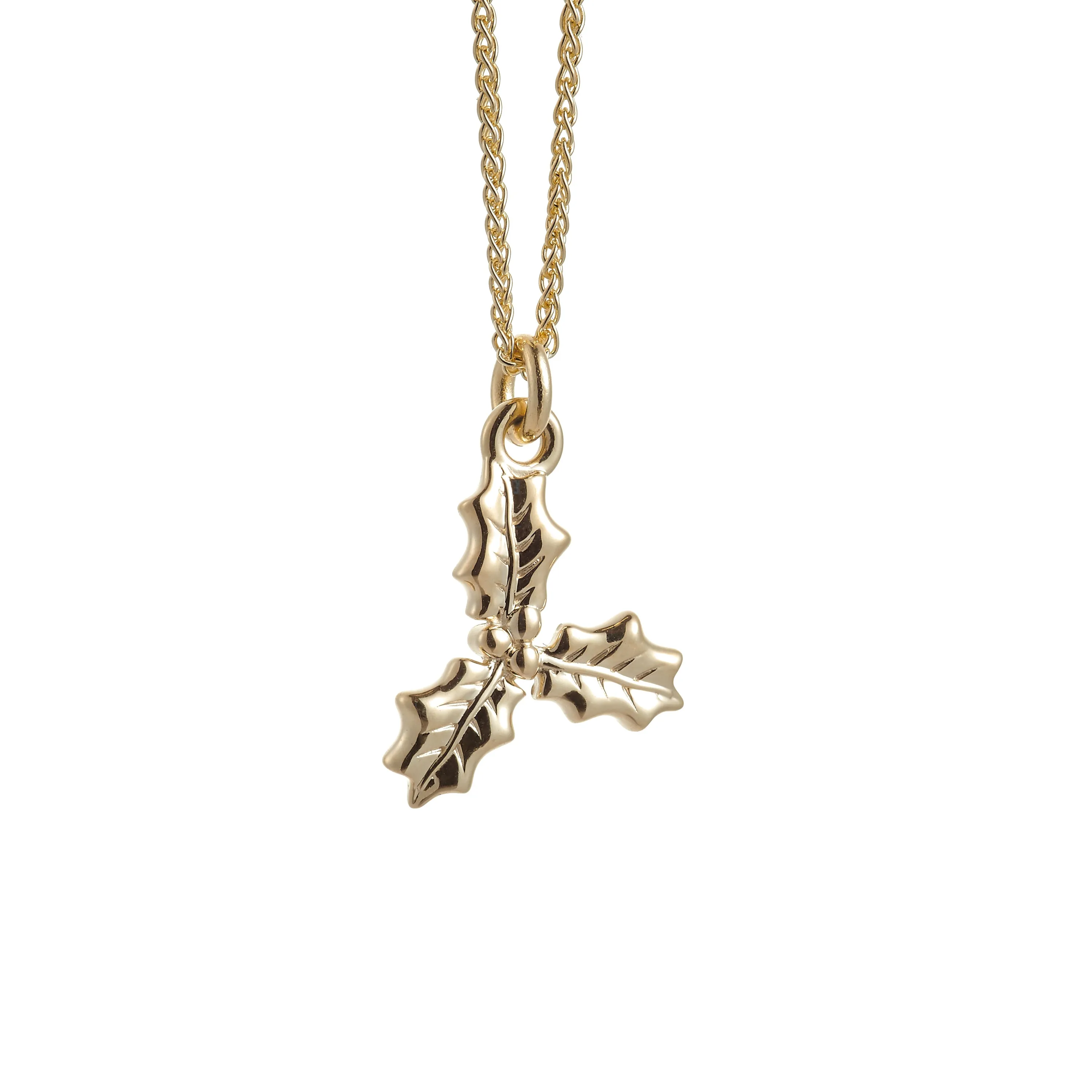 Holly Solid Gold Necklace