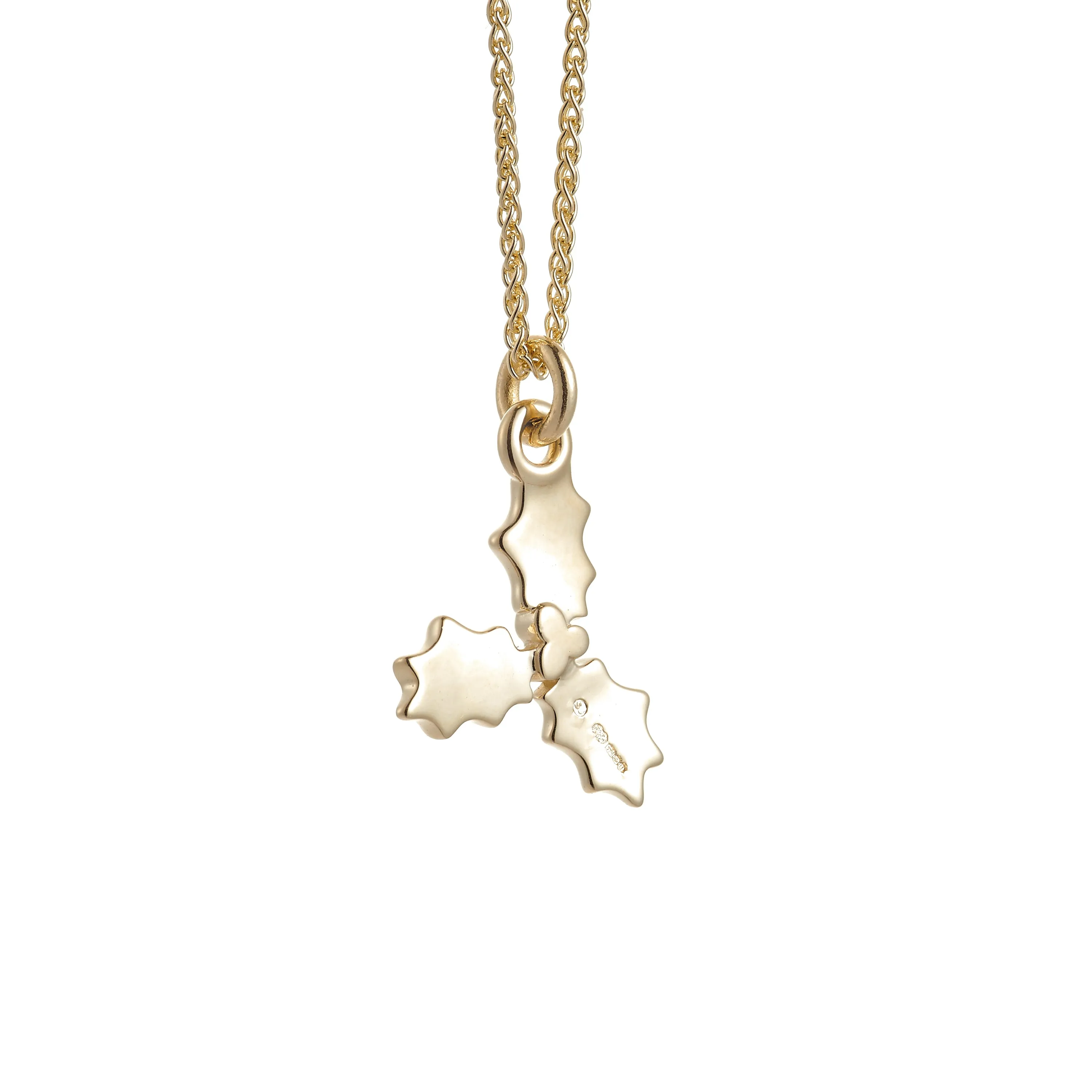 Holly Solid Gold Necklace