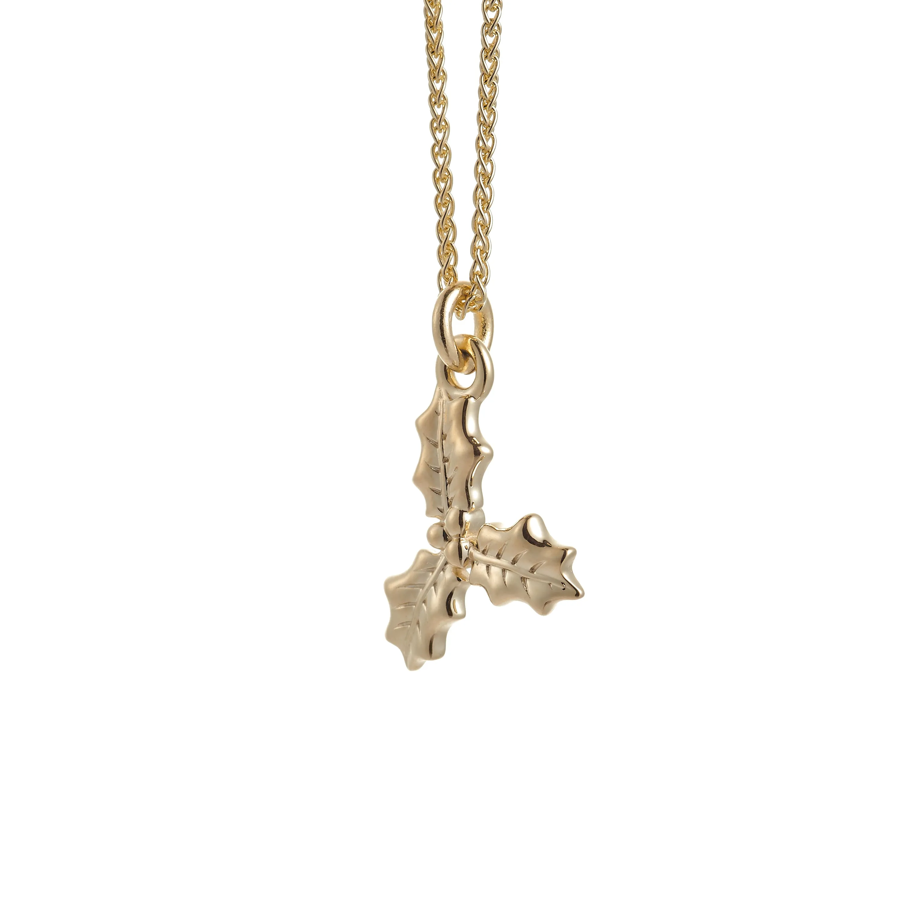 Holly Solid Gold Necklace