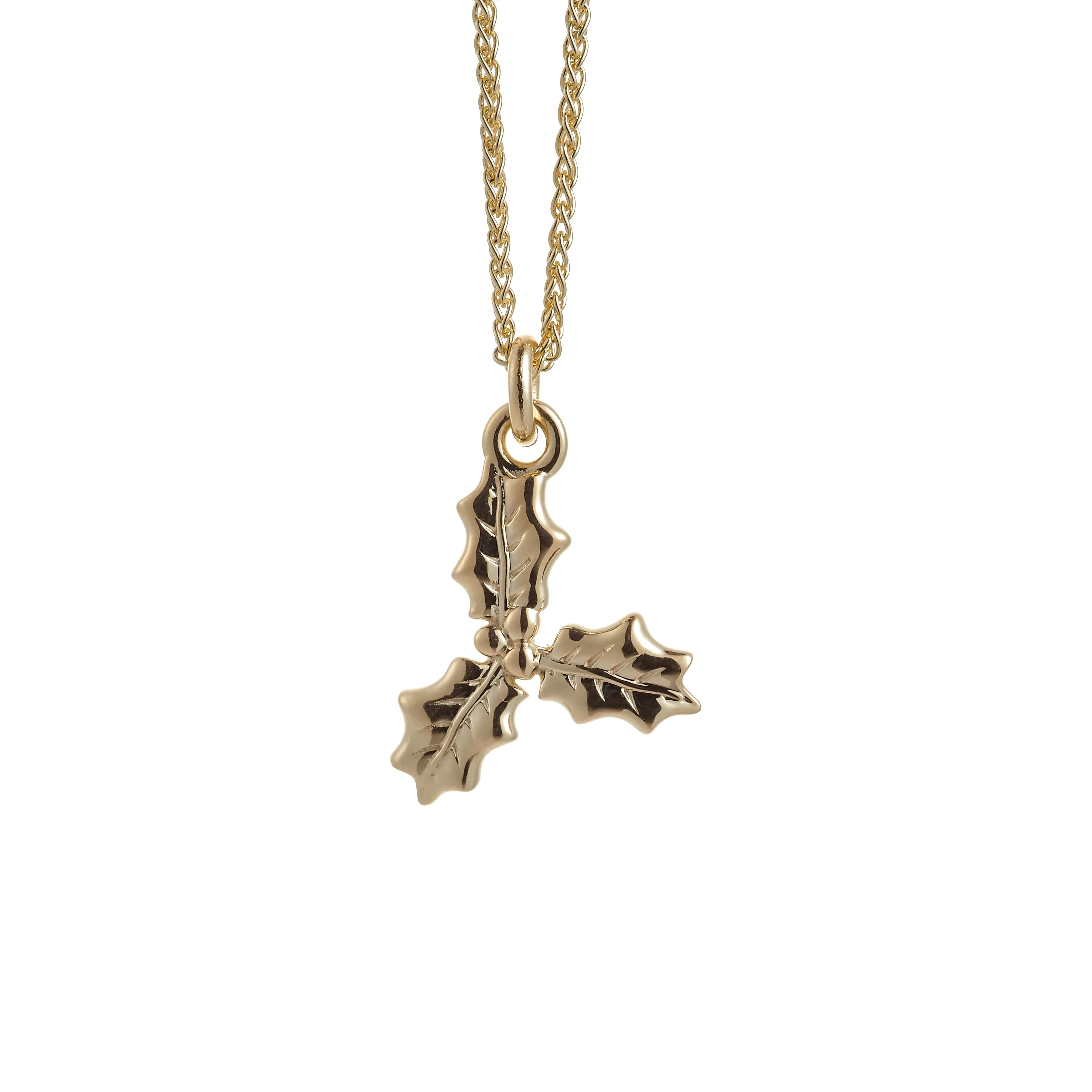 Holly Solid Gold Necklace