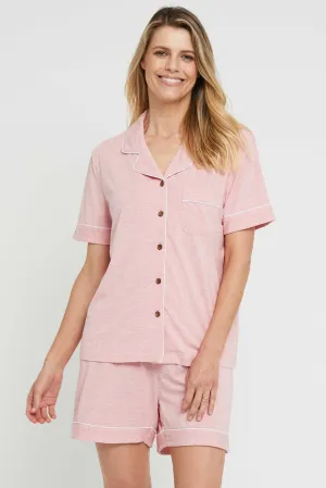 Ladies Pyjama Set - Rose