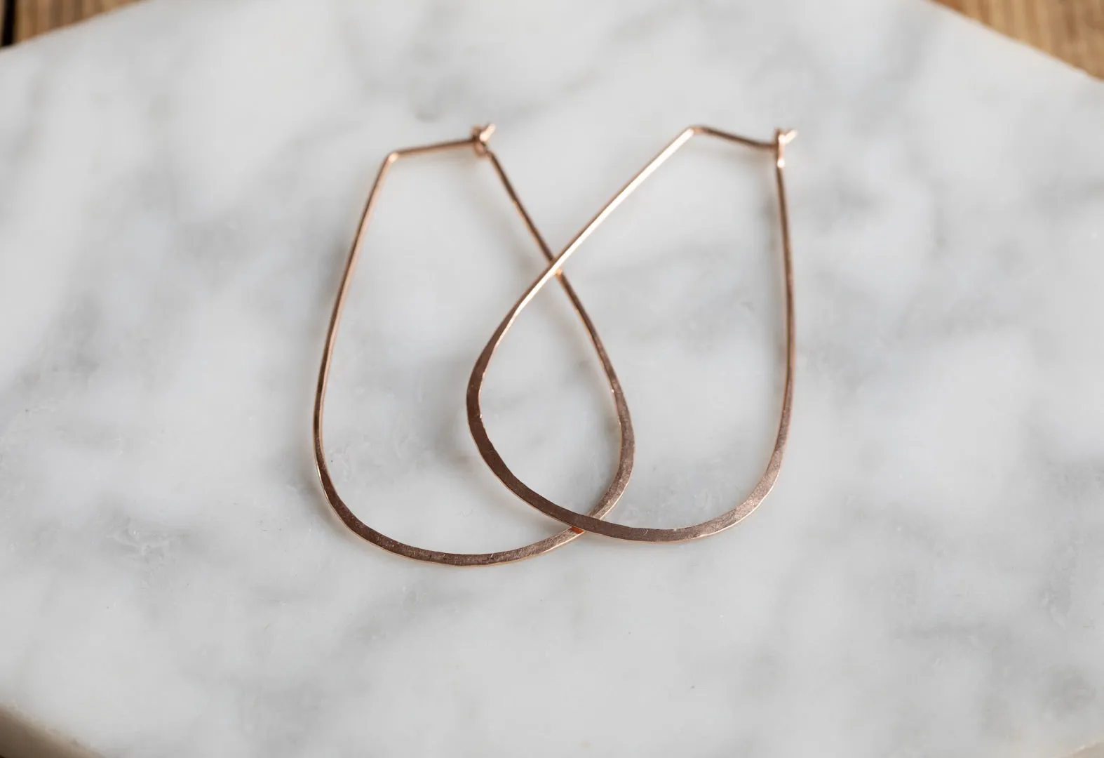 Large Horseshoe Hoop Earrings