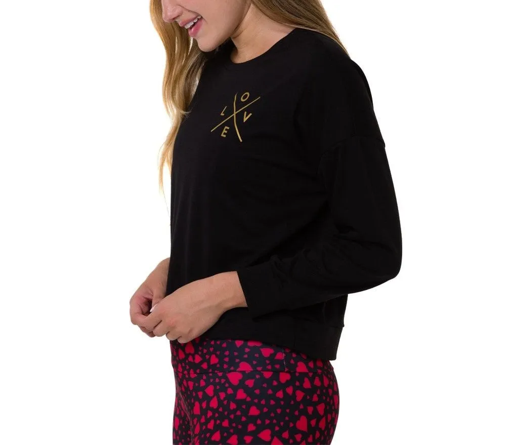 Last Chance! Onzie Yoga LOVE logo Sweatshirt 3764