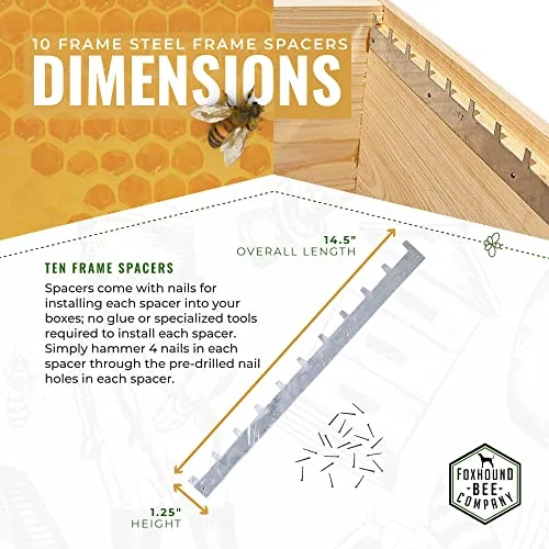 Metal Frame Spacers for 10-Frames