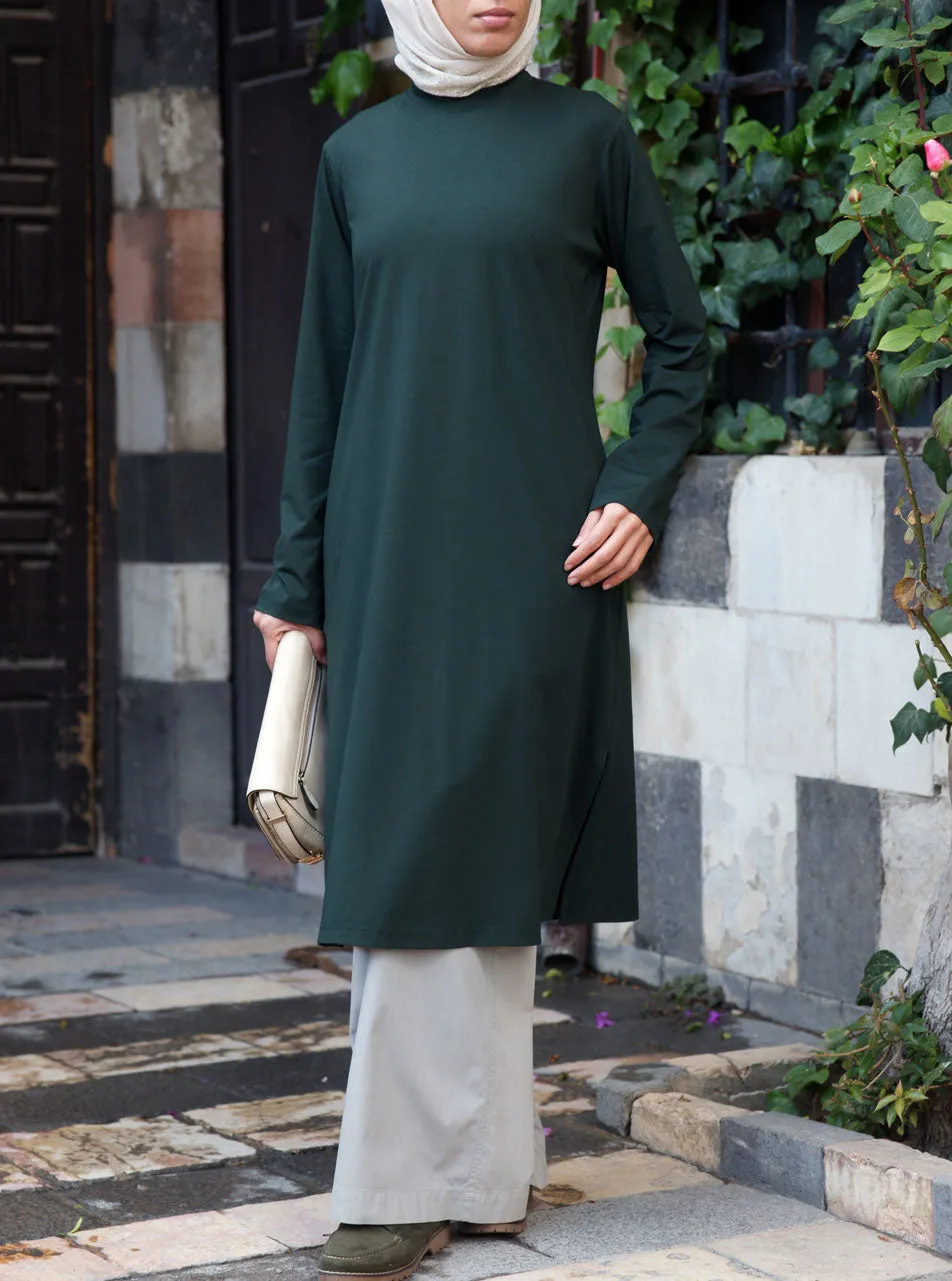 Modal and Cotton Jersey Tunic