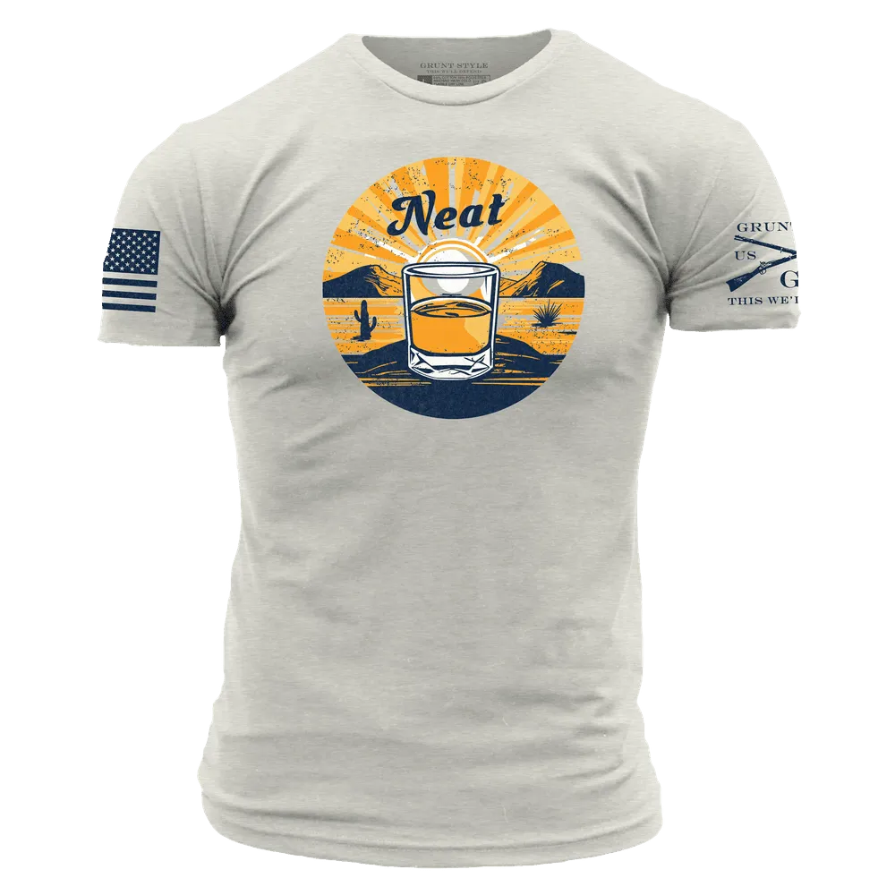 Neat Whiskey T-Shirt - Sand