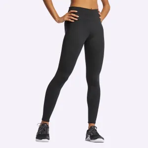 Nike - One Luxe - Women's Mid-Rise Tights - BLACK/CLEAR