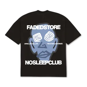 No Sleep Club Tribal T-Shirt | Black Blue