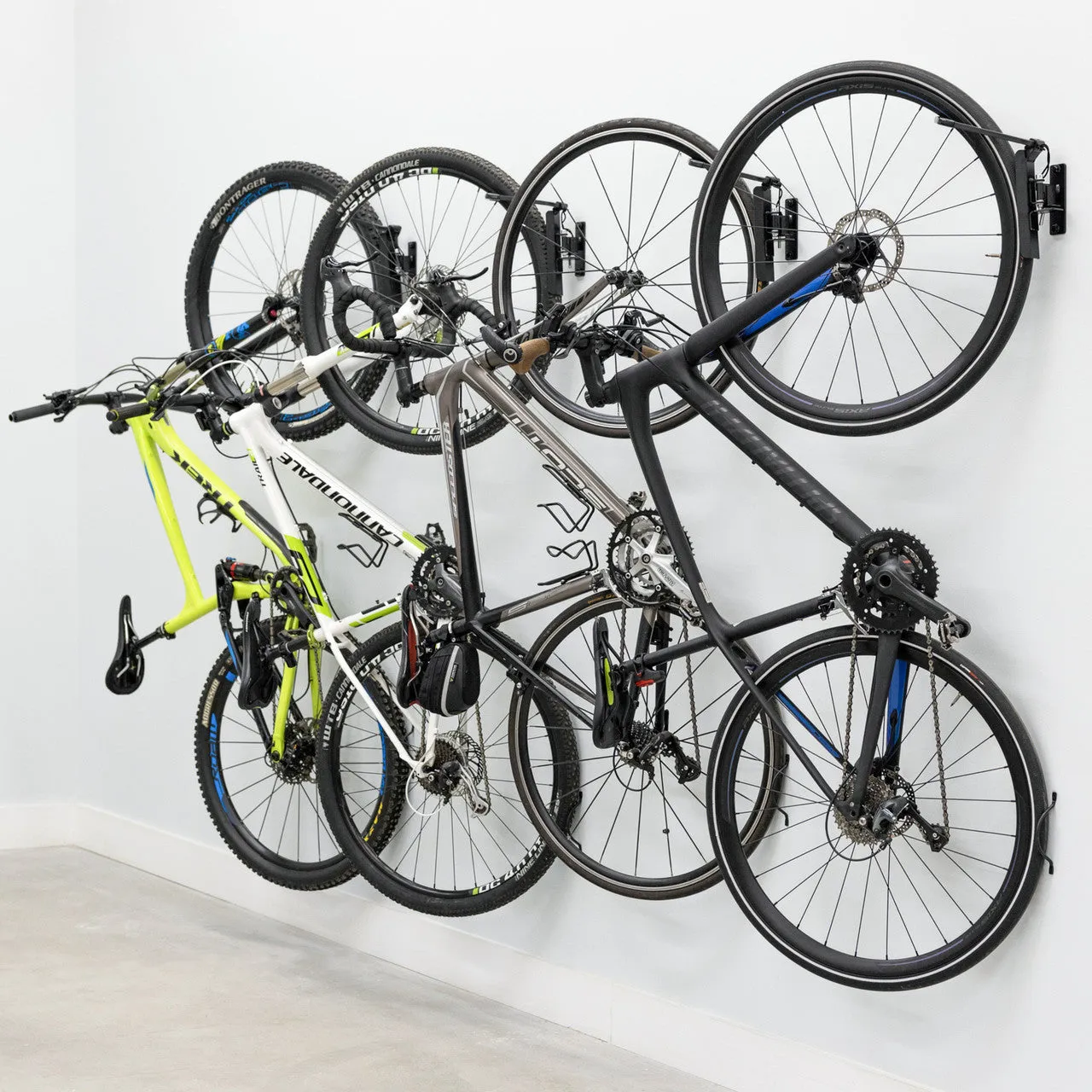 OUTLET | Swivel Mount Bike Storage Rack | 2 Bike Garage Wall Hooks