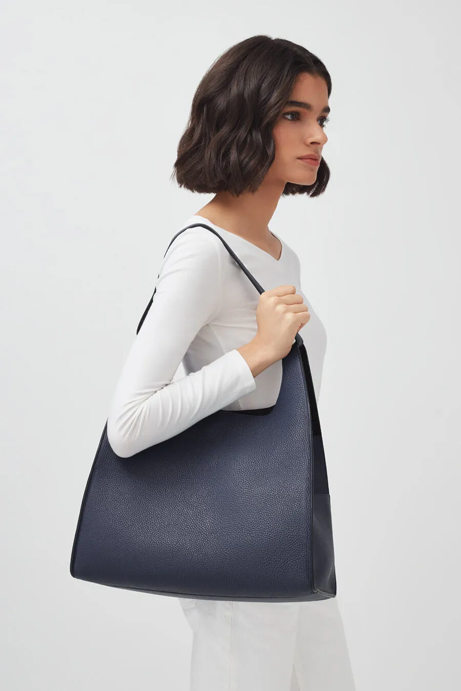 Oversized Double Loop Bag