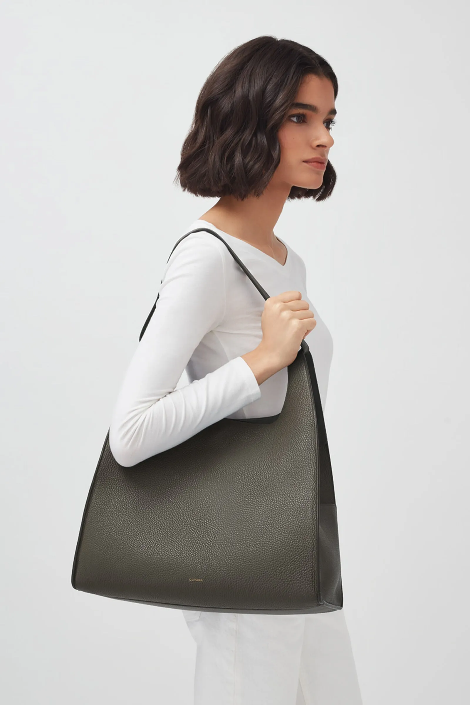 Oversized Double Loop Bag