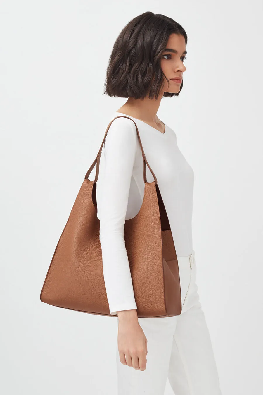 Oversized Double Loop Bag