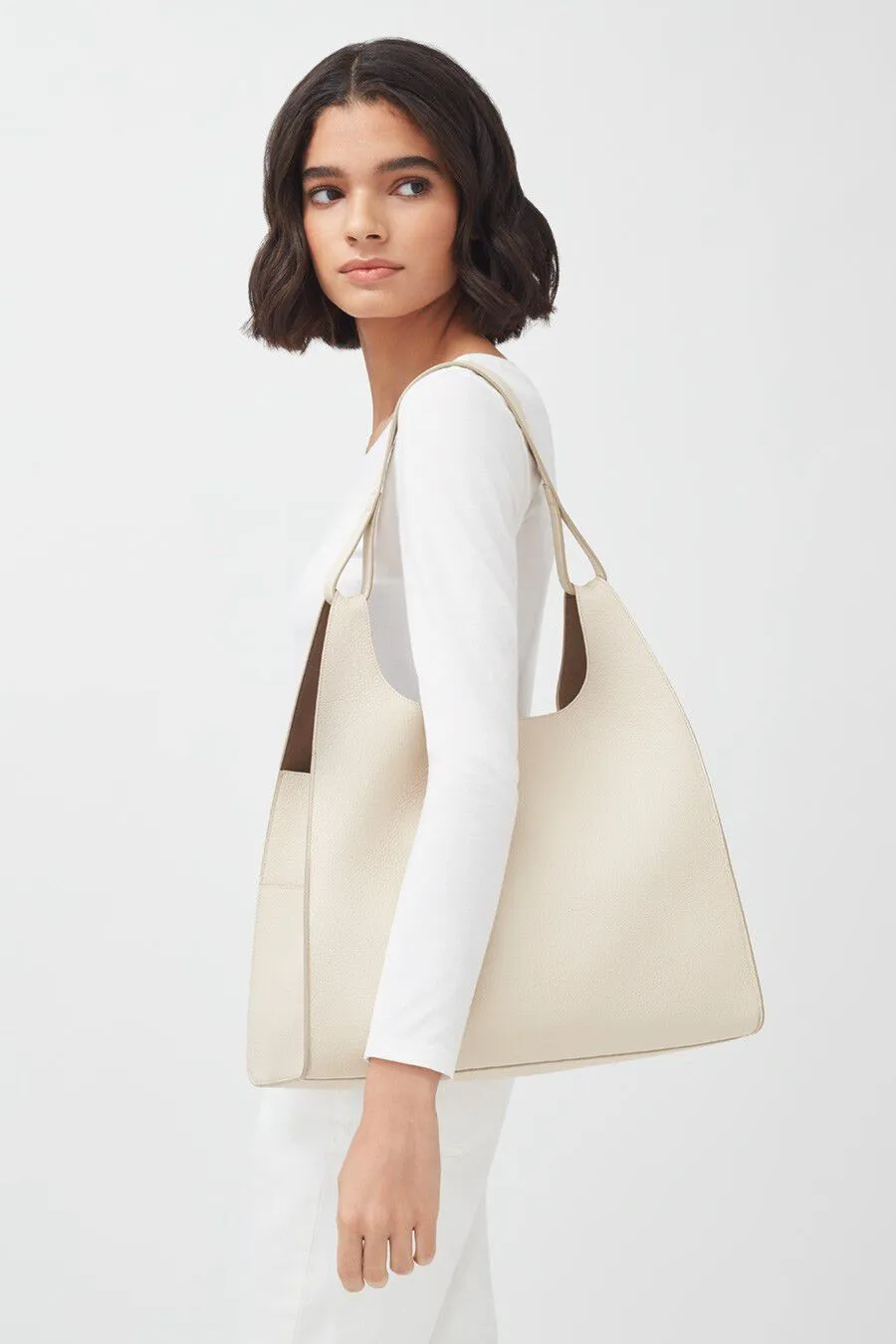 Oversized Double Loop Bag