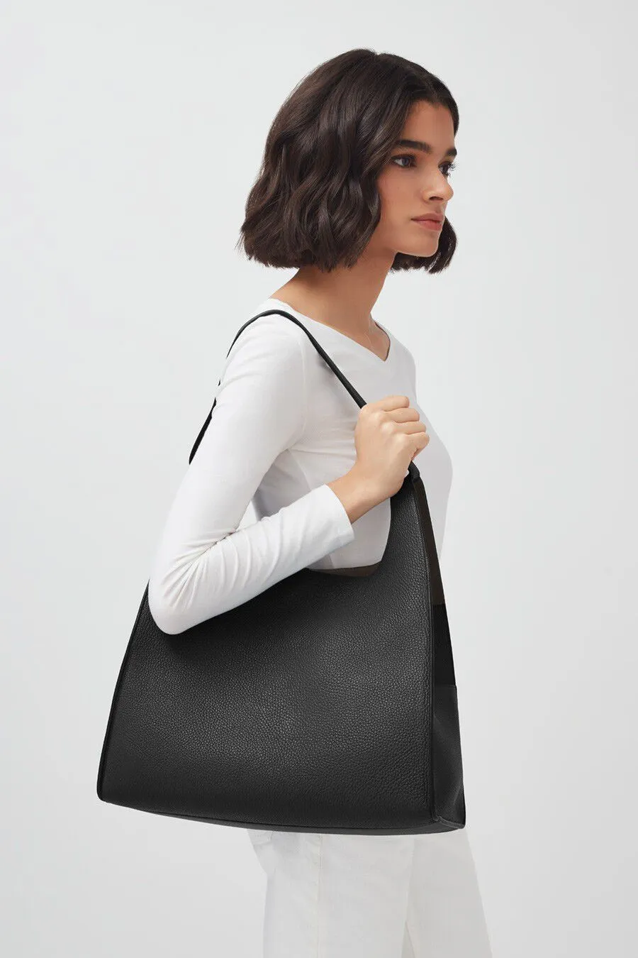 Oversized Double Loop Bag