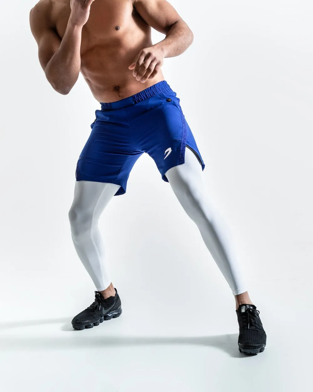 PEP SHORTS (2-IN-1 TRAINING TIGHTS) - BLUE