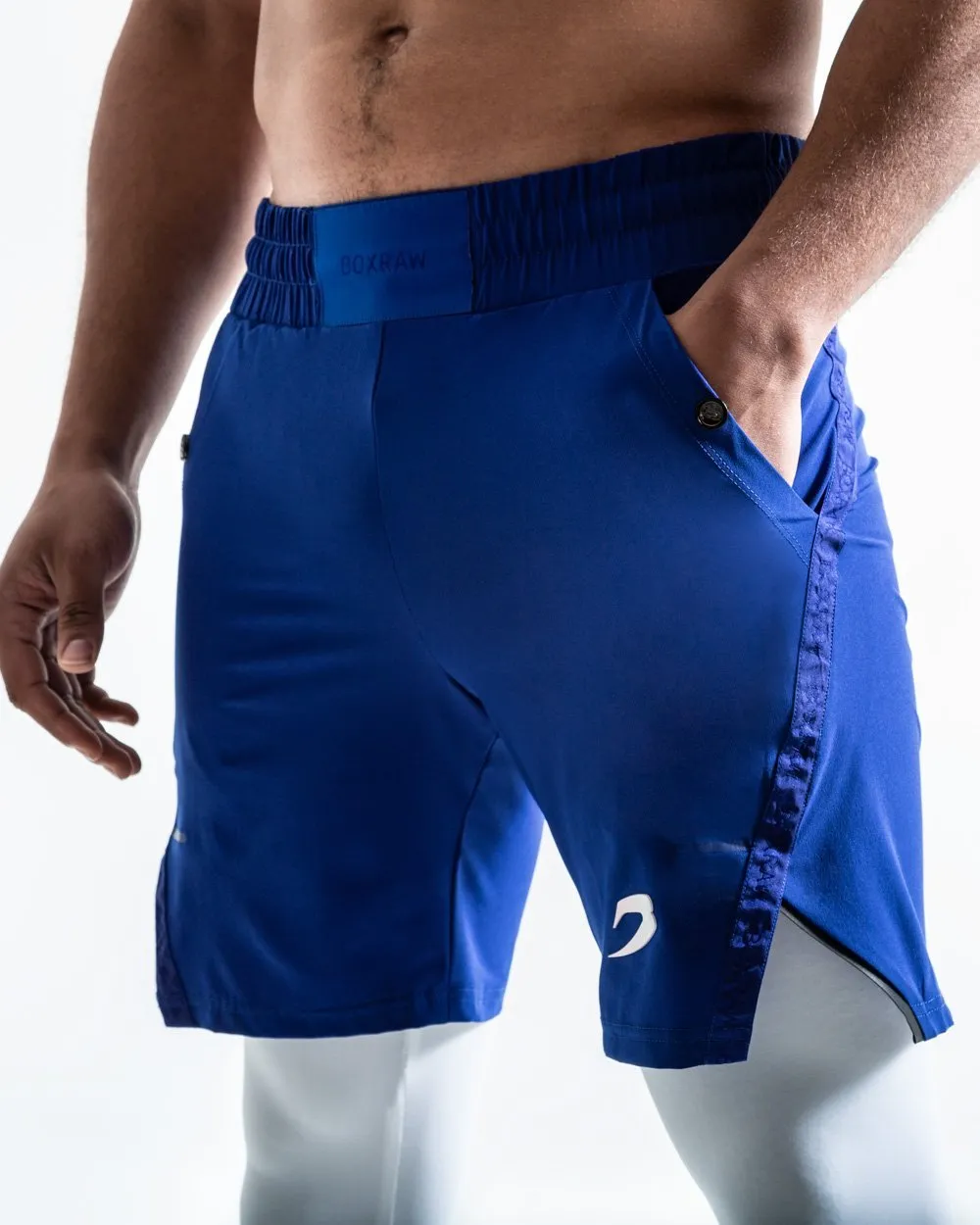 PEP SHORTS (2-IN-1 TRAINING TIGHTS) - BLUE