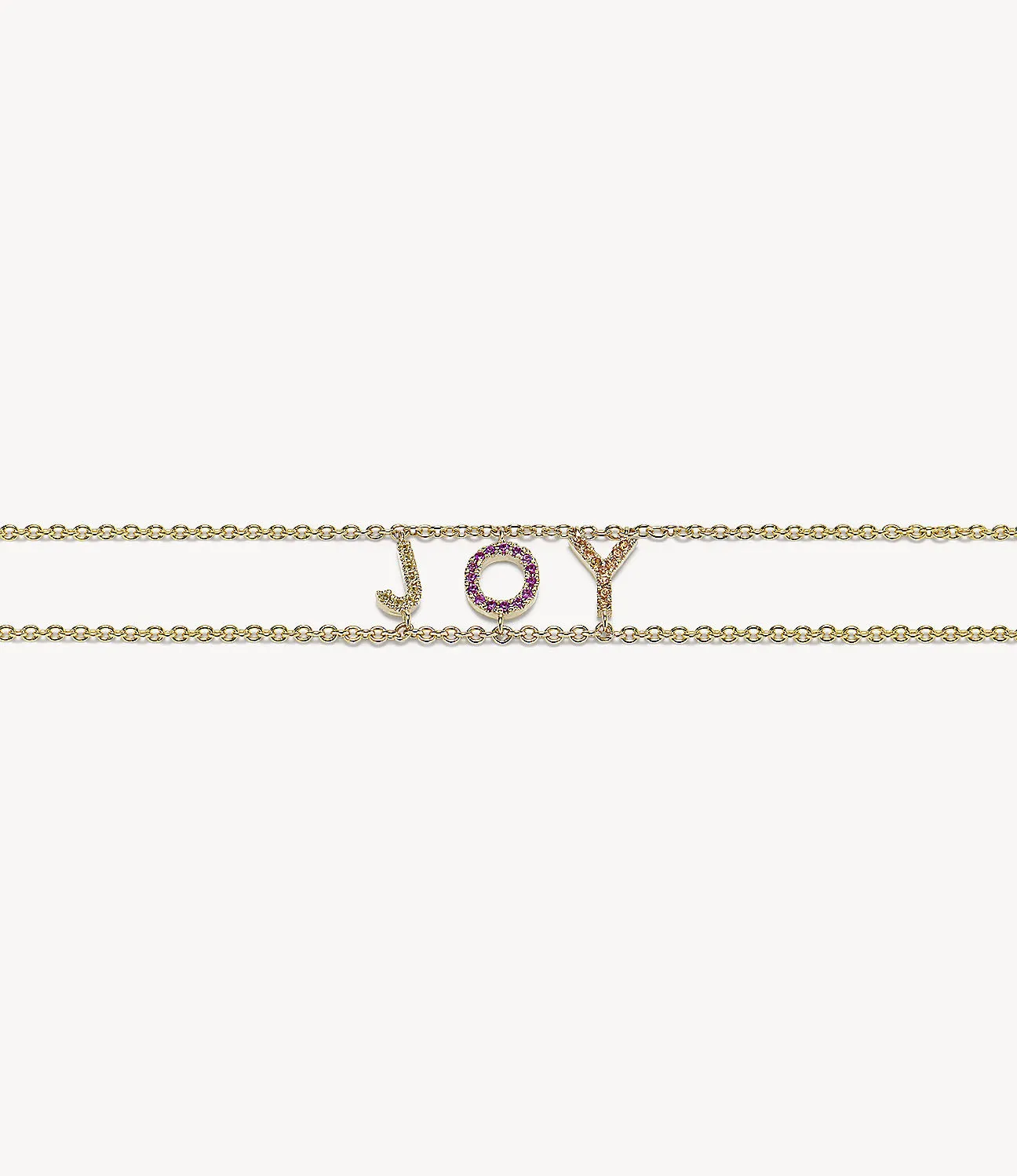 Pink & Yellow Sapphire 'Joy' Say Something Bracelet