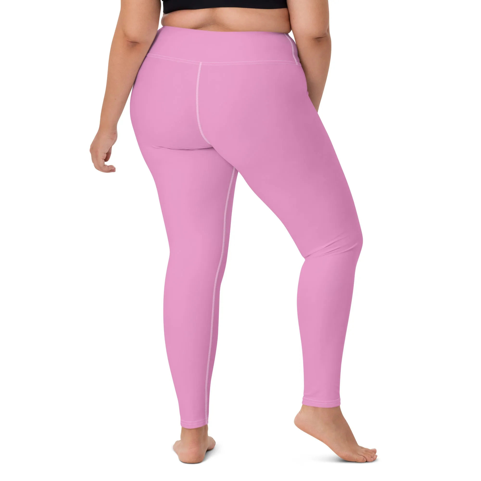 Pink Lavender Yoga Leggings