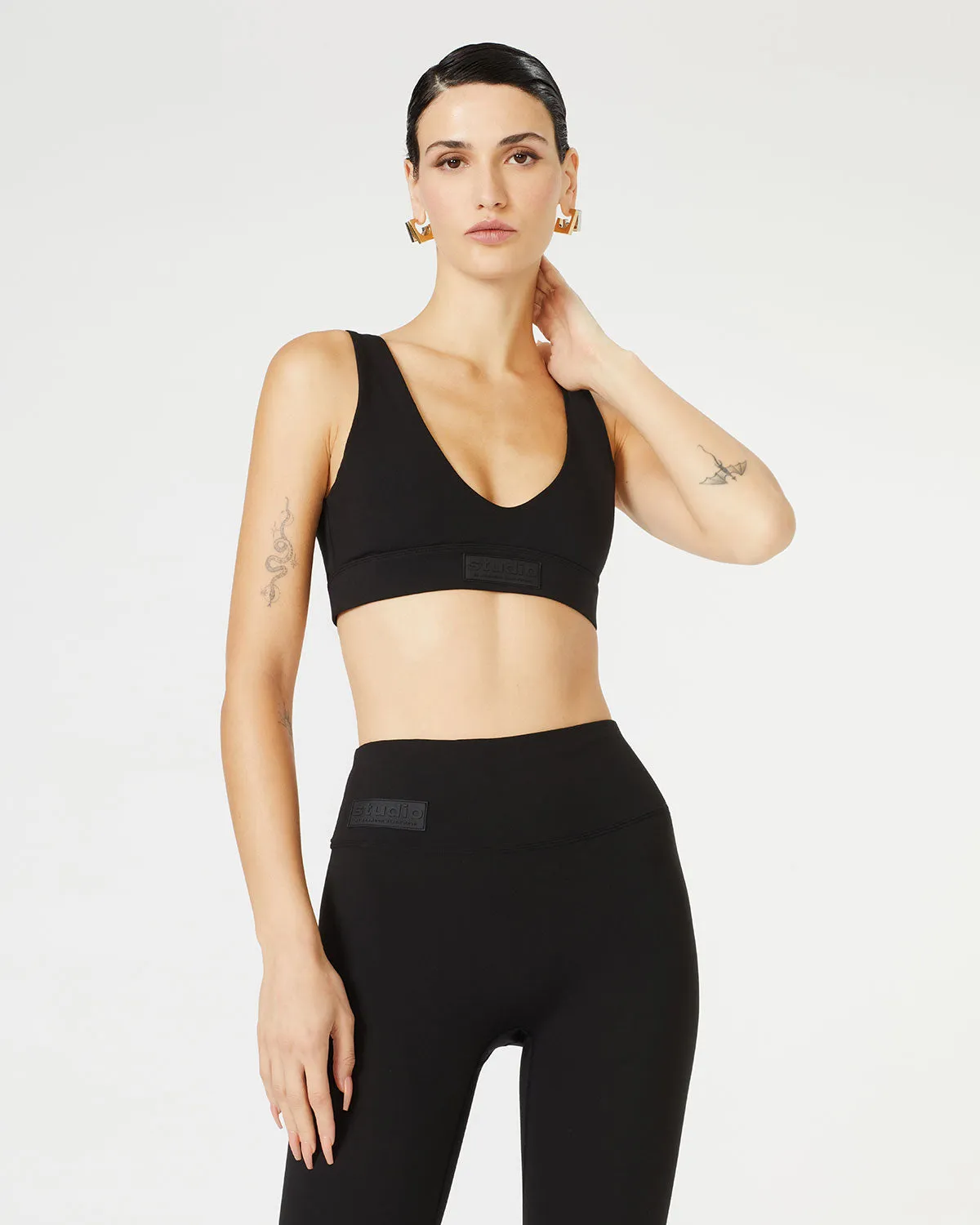 Plunge Neck Yoga Bralette