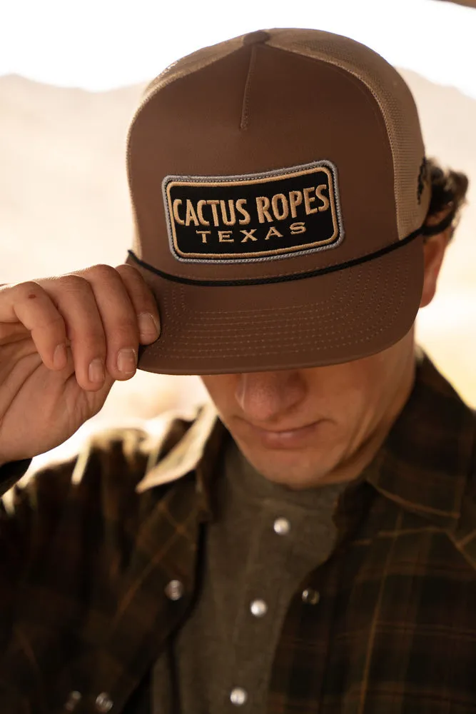 "CR94"  Cactus Ropes Hat Brown/Tan