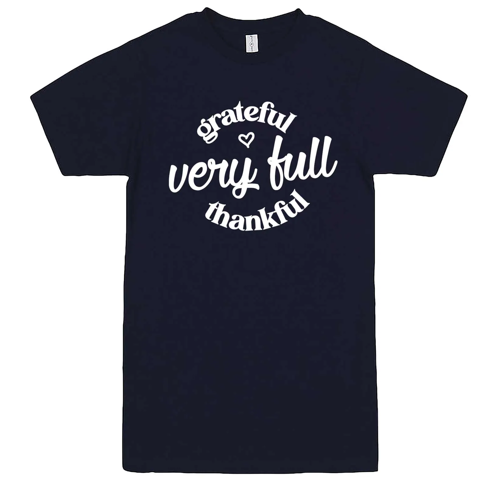 "Grateful, Very Full, Thankful" men's t-shirt