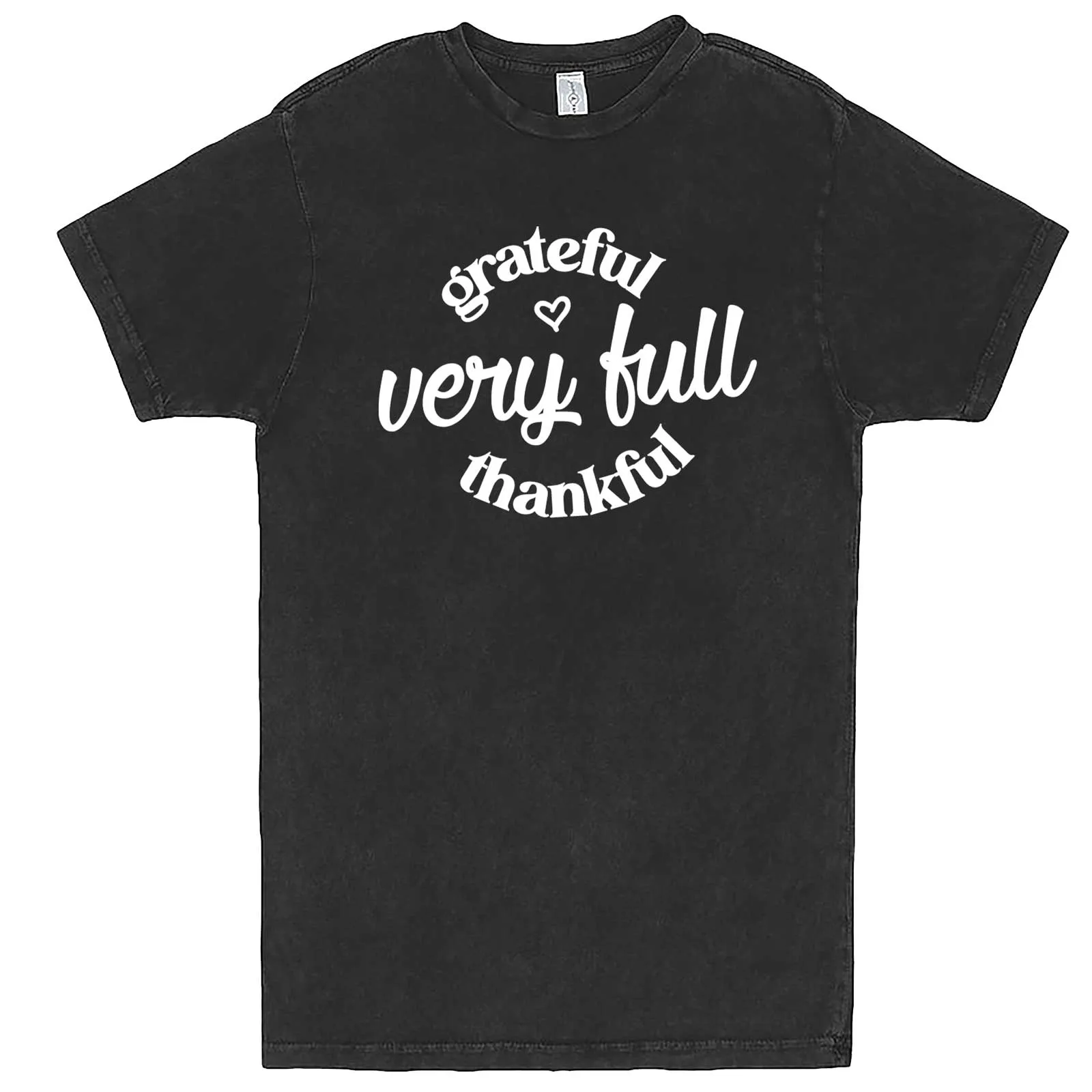 "Grateful, Very Full, Thankful" men's t-shirt