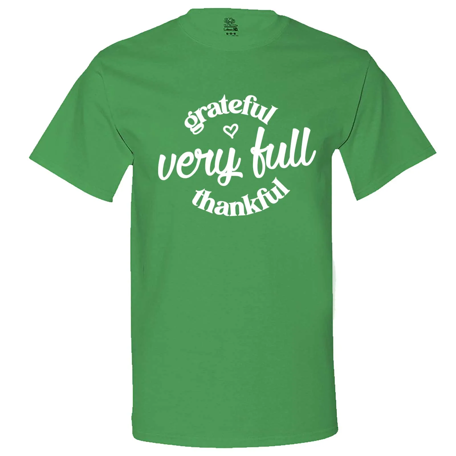 "Grateful, Very Full, Thankful" men's t-shirt