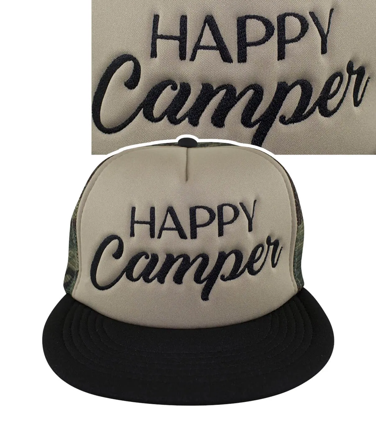 "Happy Camper" District Foam Trucker Hat