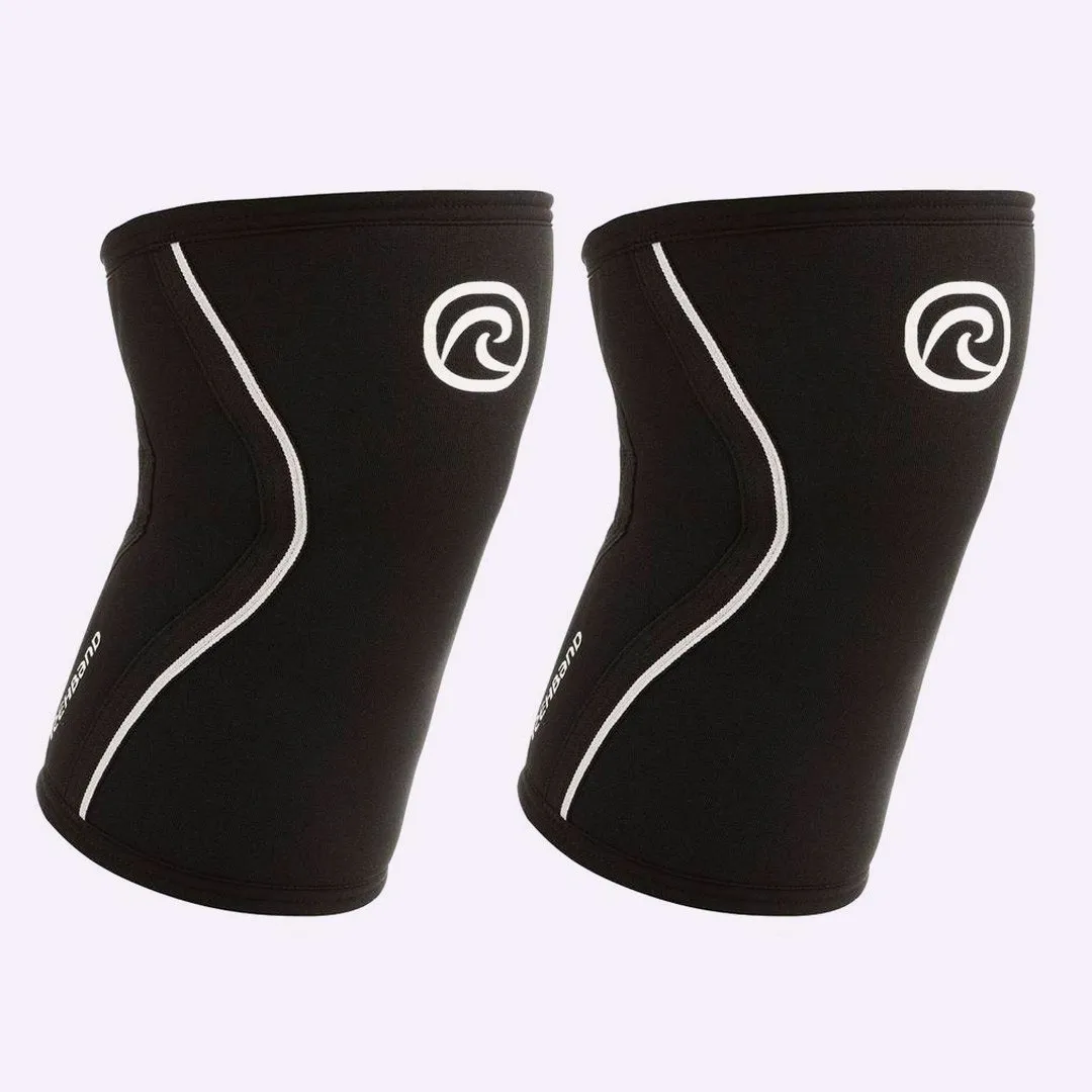 Rehband RX Knee Sleeve - 3mm - Black/White - PAIR