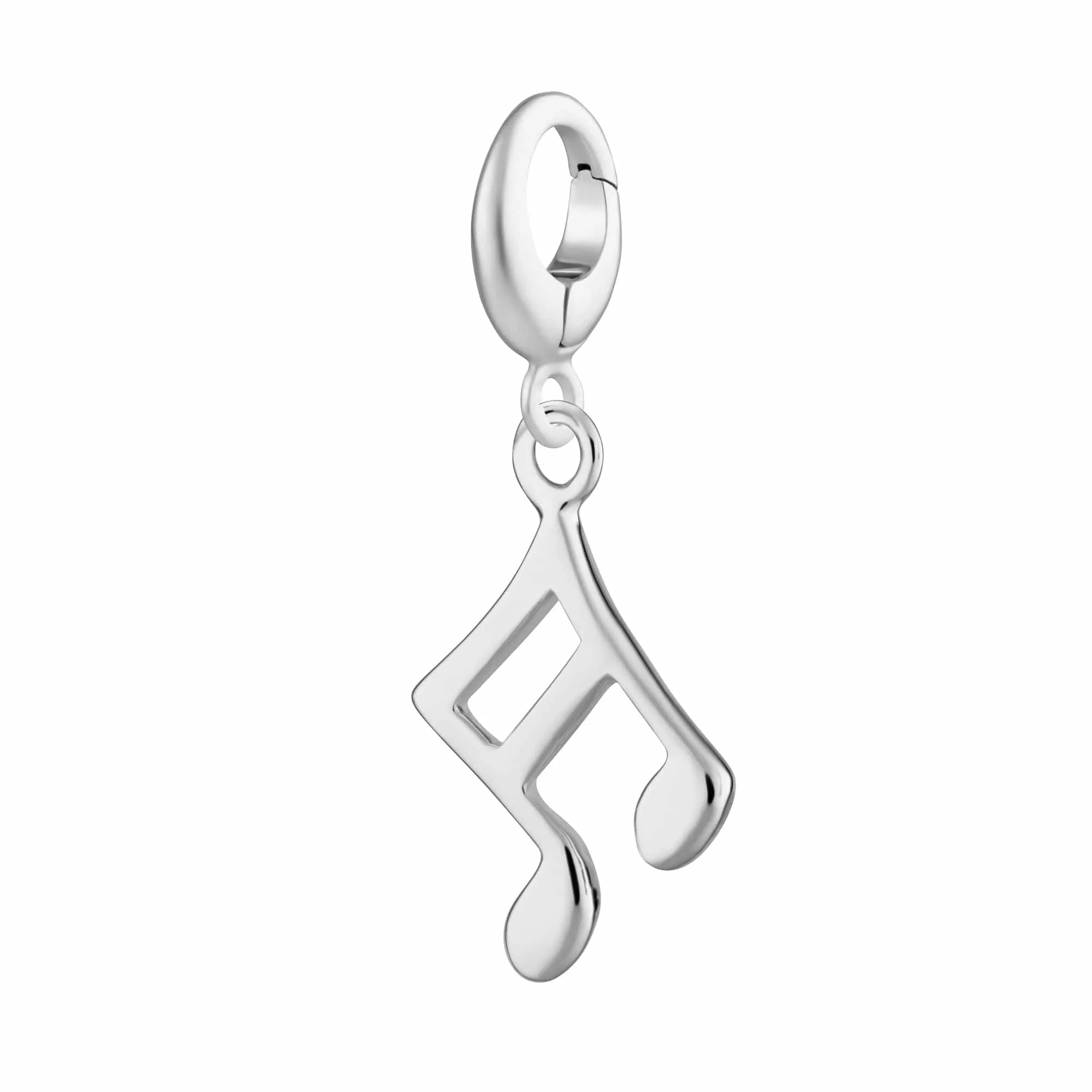 Silver Music Note Charm