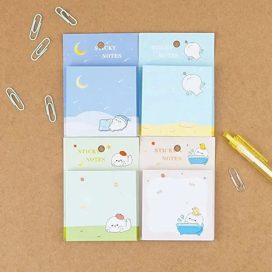 Sleeping Cartoon Print Sticky Notes