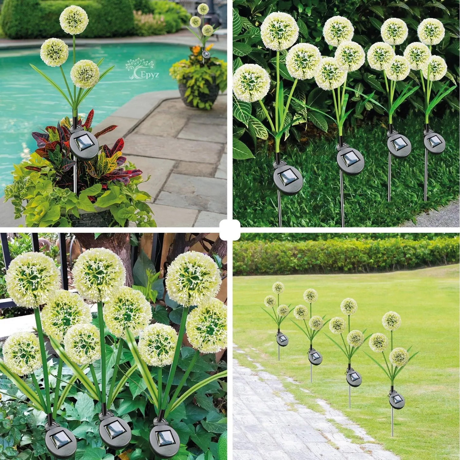 Solar Garden Dandelion Lights