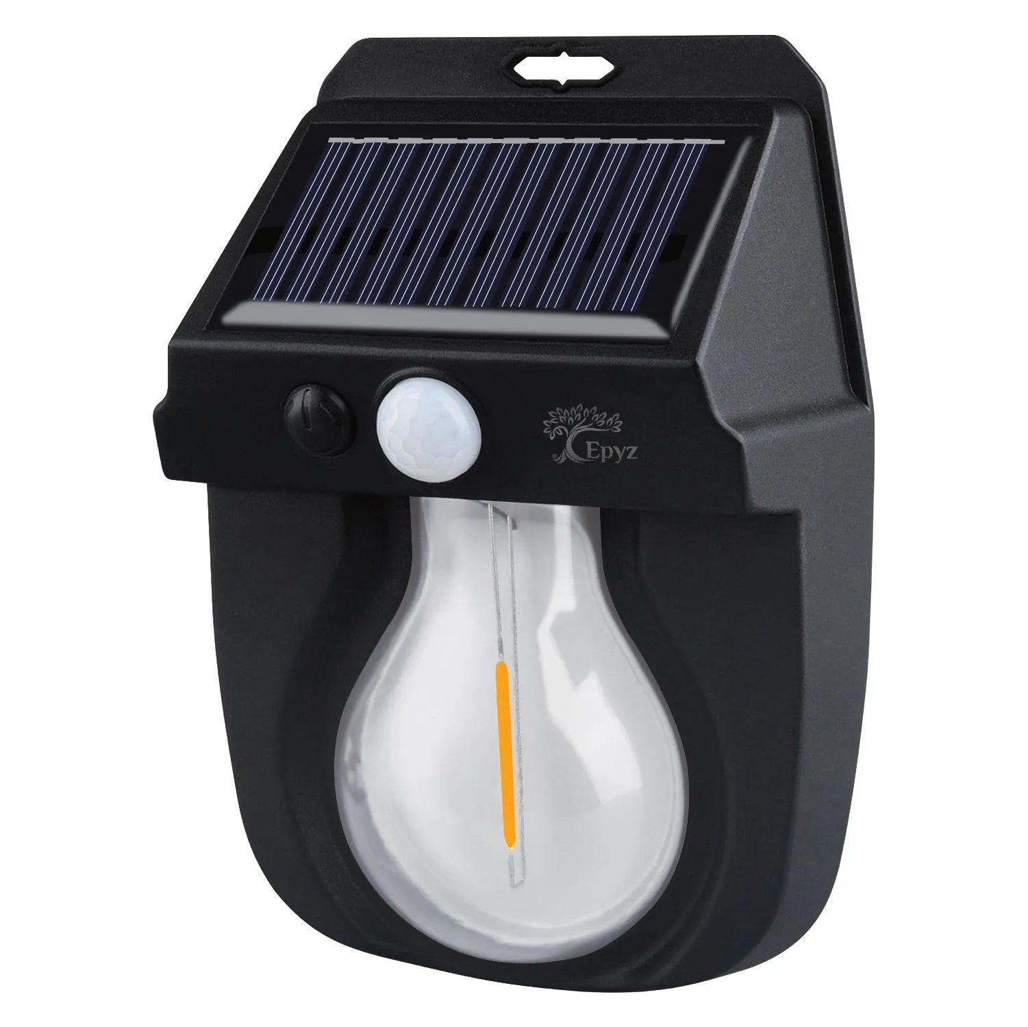 Solar Wall Motion Sensor Half Bulb Light