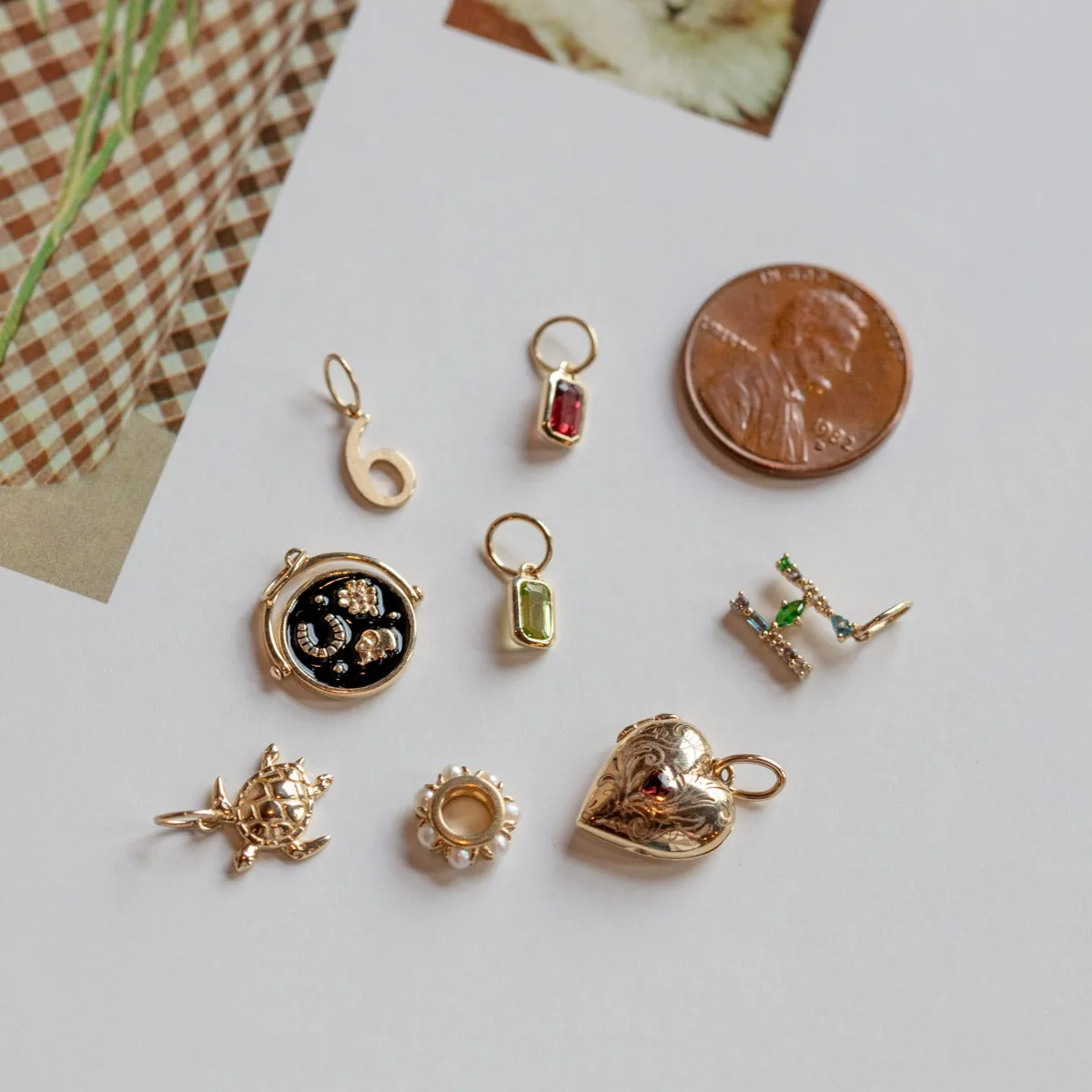 Solid Gold Locket Charm