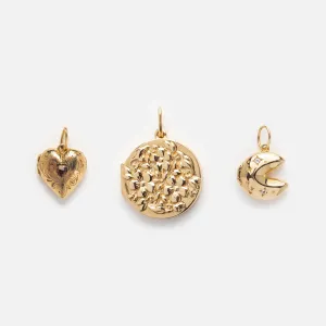 Solid Gold Locket Charm