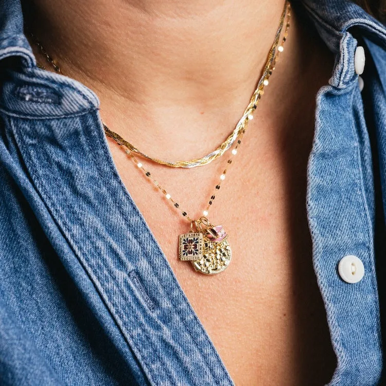 Solid Gold Locket Charm