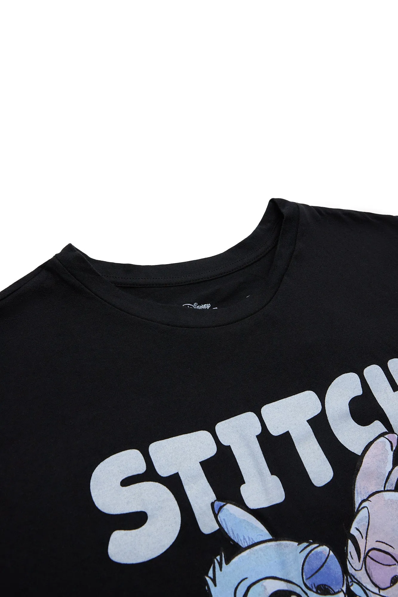 Stitch And Angel Graphic Classic Tee