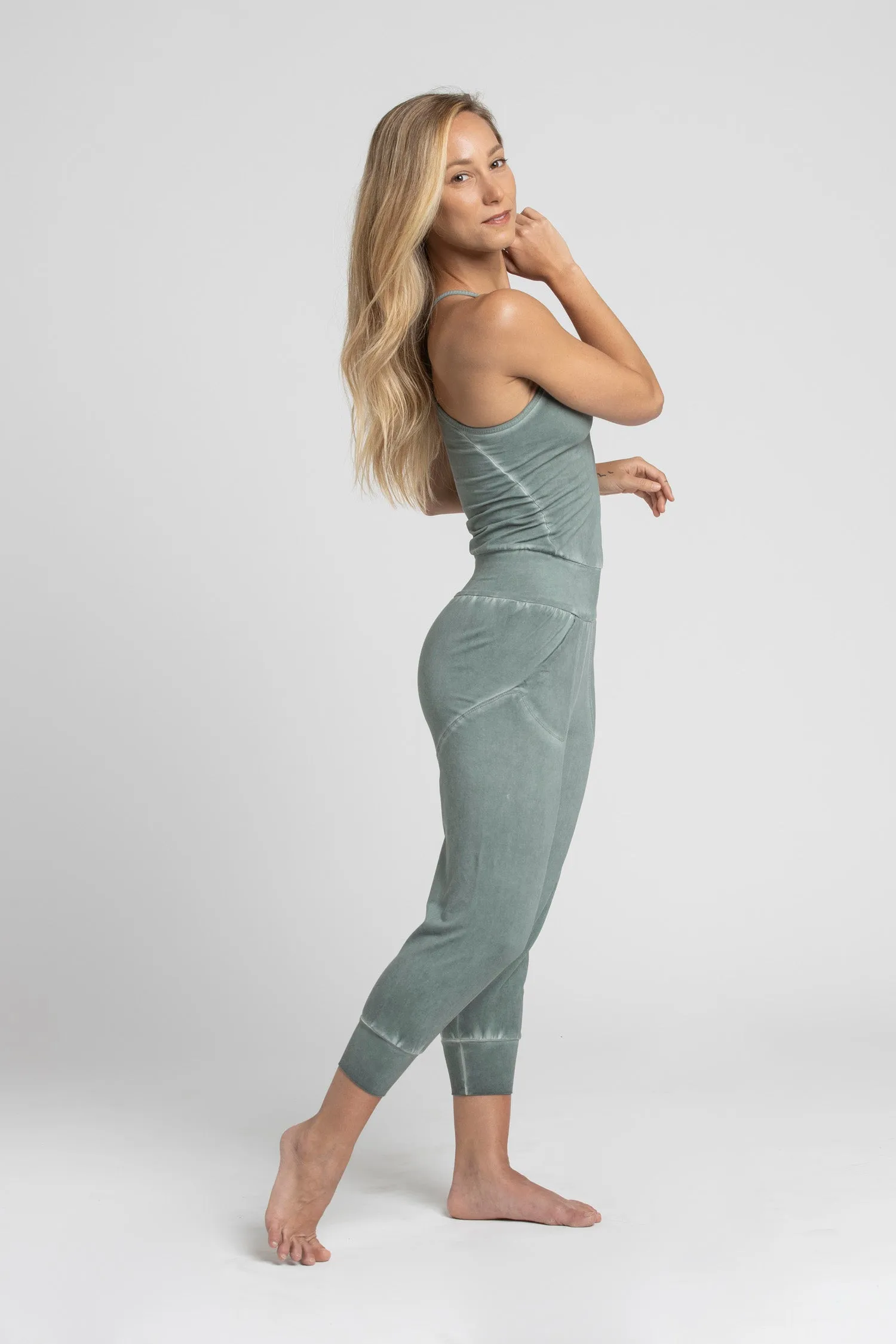 Stonewash Yoga Jumpsuit