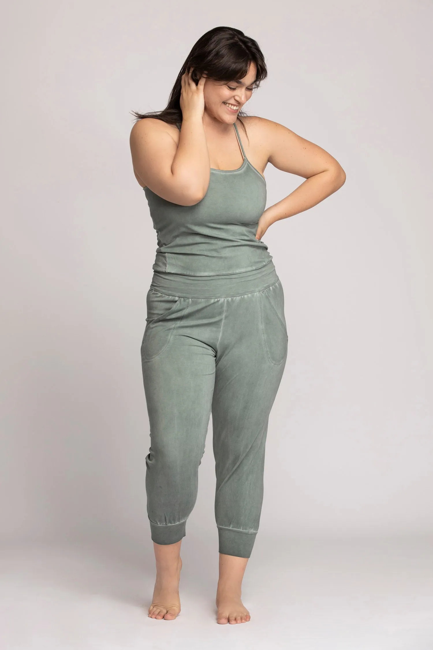 Stonewash Yoga Jumpsuit