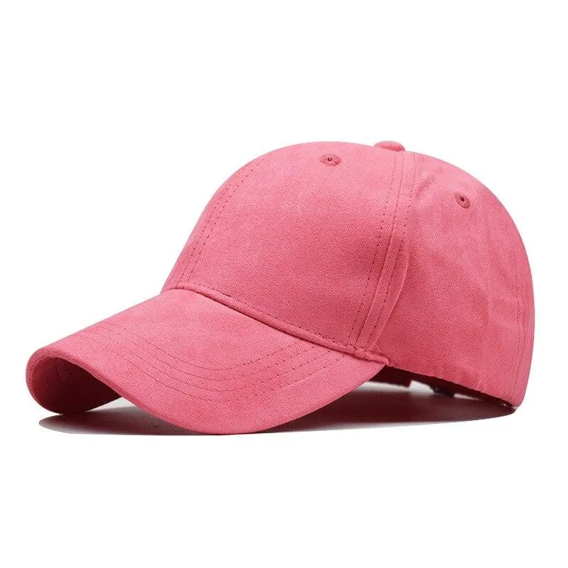 Suede baseball Cap