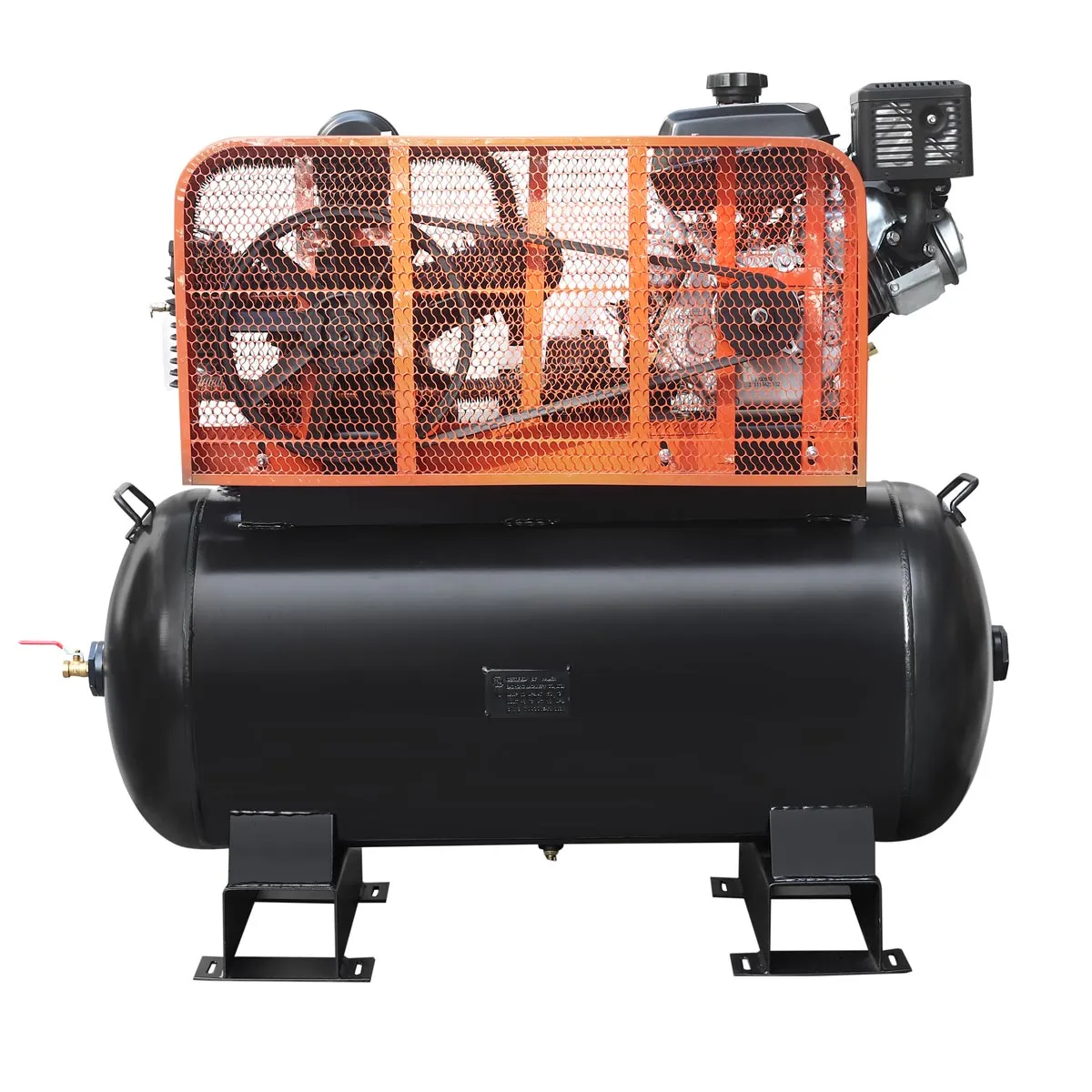 TMG Industrial 60 Gallon 2-Stage Truck Mounted Air Compressor, 14 HP Kohler Command Pro Engine, Horizontal Tank, 18.5 CFM @ 175 PSI, TMG-GAC60