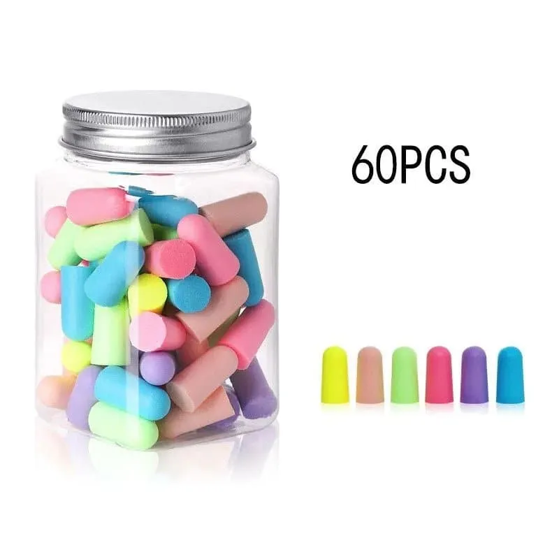 Travel Earplugs - Noise Reduction for Traveling - 24/60/120 Pcs