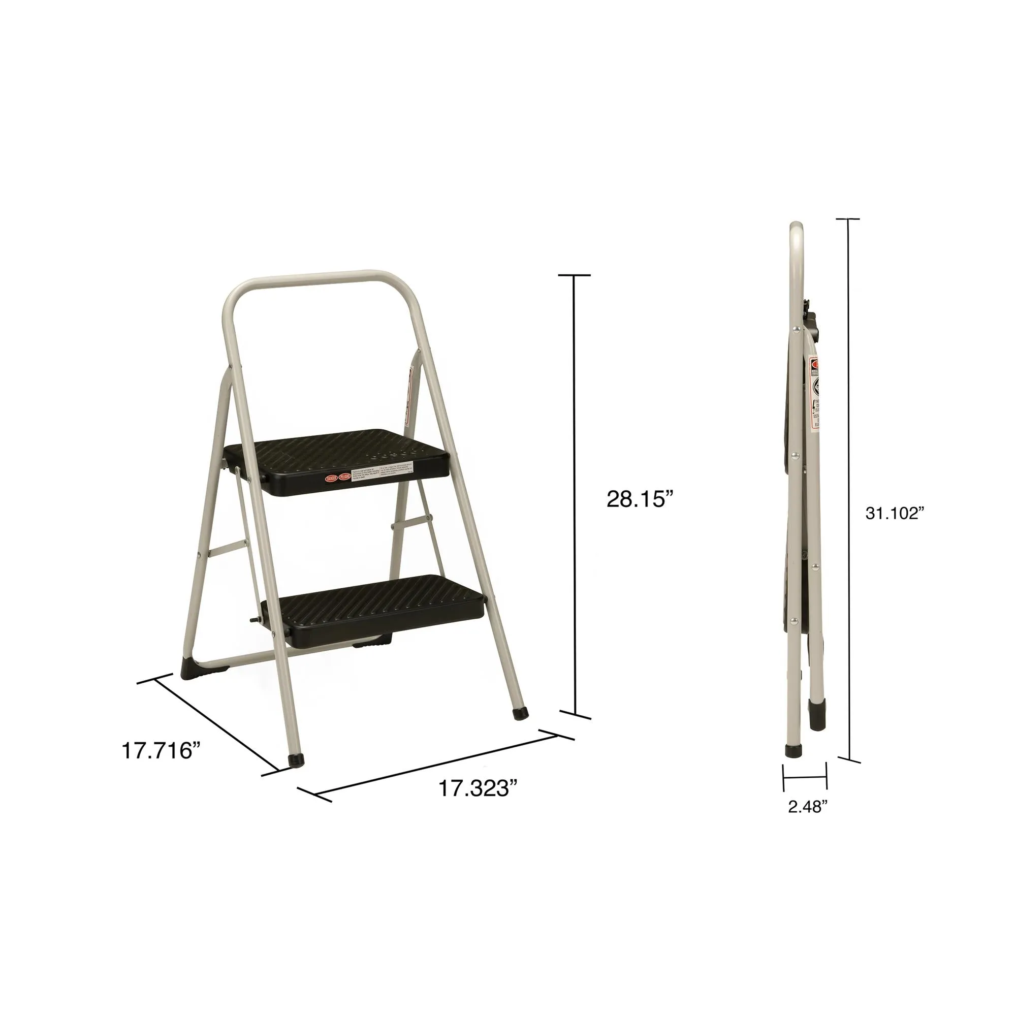 Two-Step Household Folding Step Stool